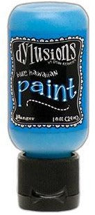 Dylusions Paint 1oz - Blue Hawaiian