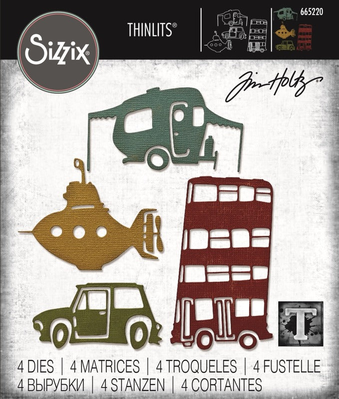 Tim Holtz Thinlit - Wacky Transport #1