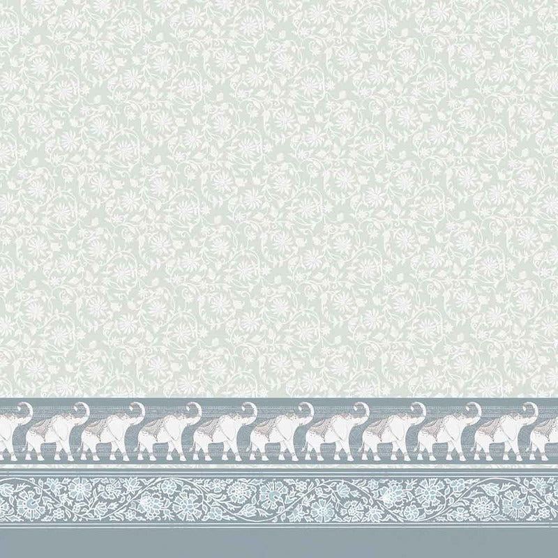 Stamperia - 12x12 Designer paper - 26 Secrets of India - Blue Elephants SBB688