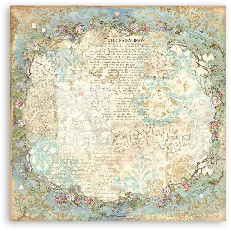 Stamperia - 12x12 Designer Paper - Sleeping Beauty - Lovers