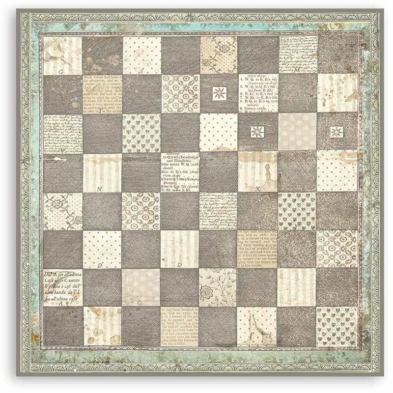Stamperia - 12x12 Designer Paper - Alice Through the Looking Glass - Queen Alice