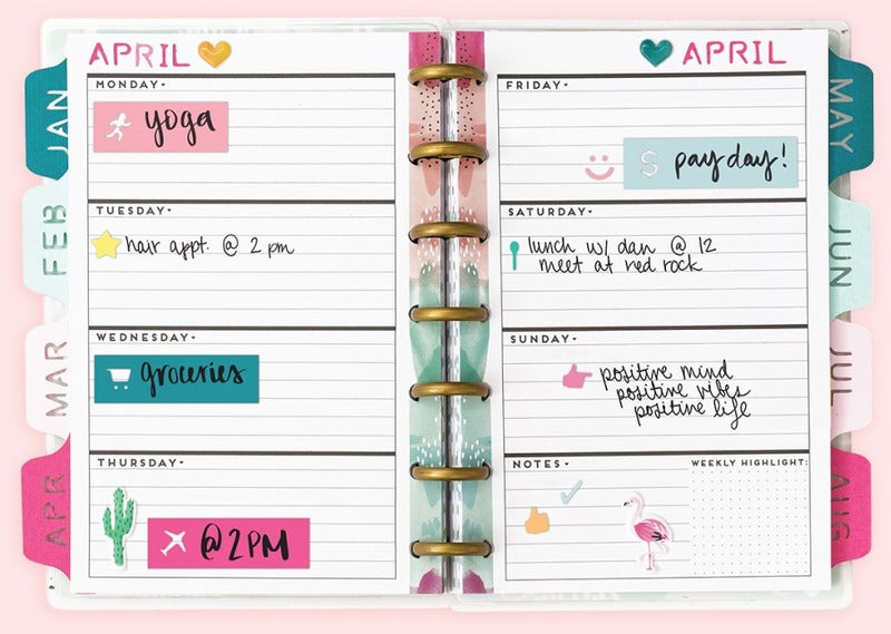 We R Memory Keepers - Punch Board - Planner Icon Punches