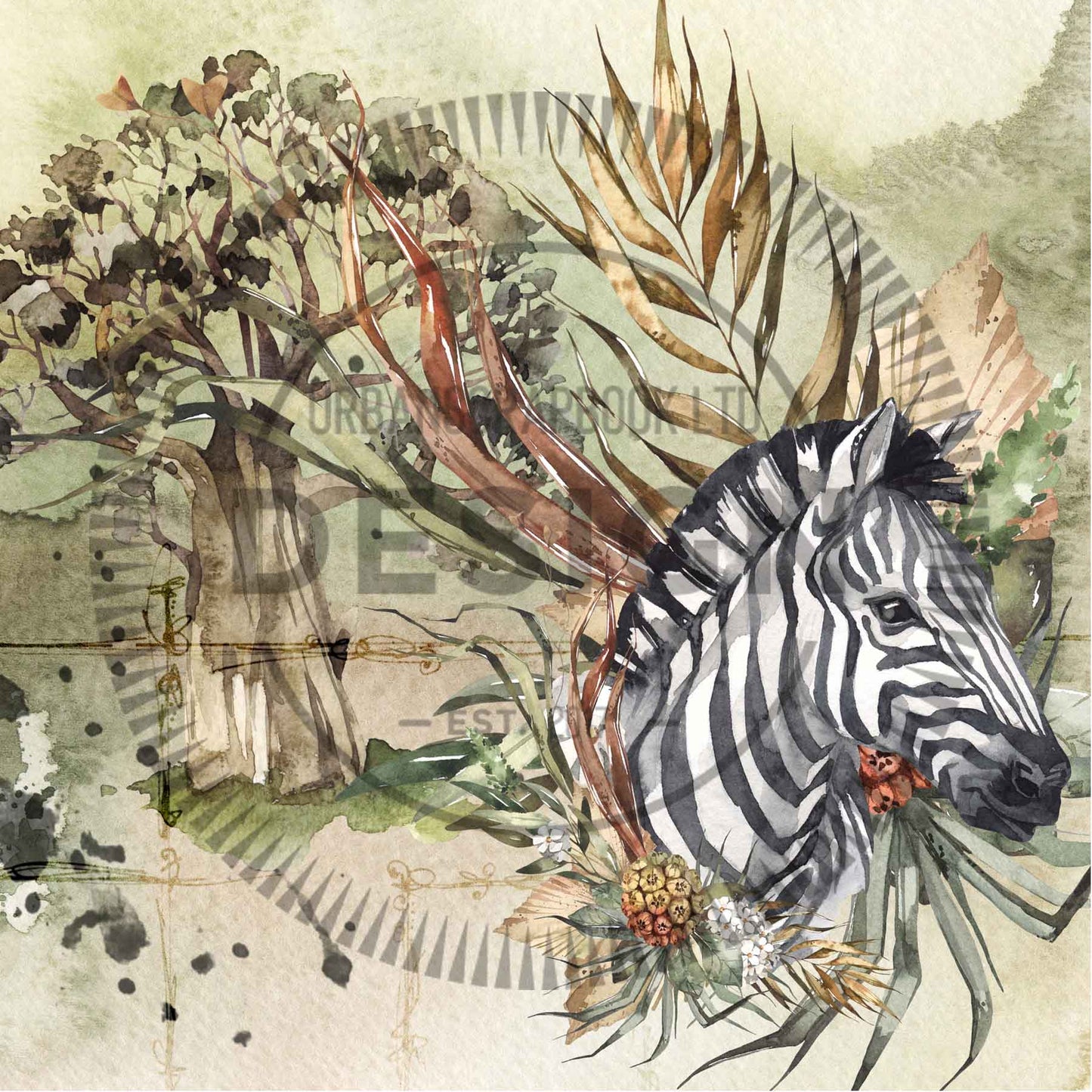 Savanna Jungle 6x6 - DIGITAL