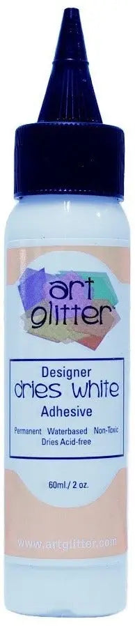 Art Institute Glitter Designer Dries WHITE Adhesive 2oz - Image #1