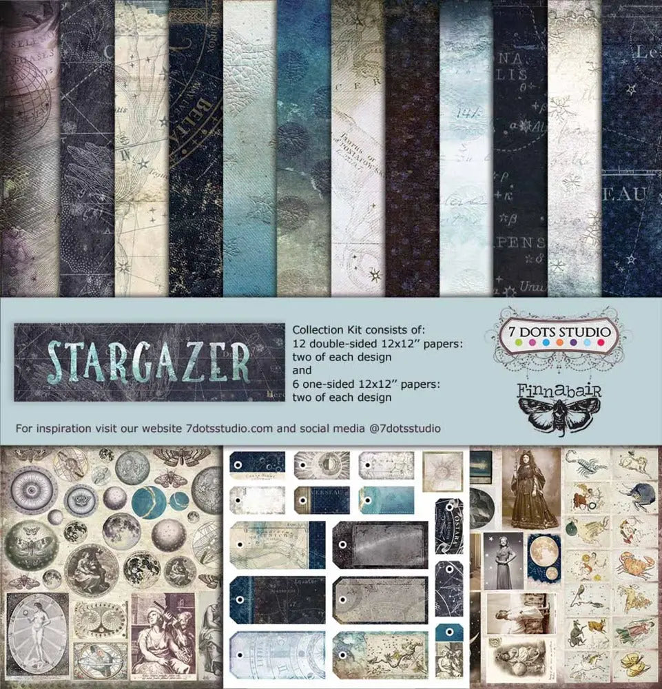 7 Dots Studio - 12x12 Paper Collection Kit - Stargazer - Image #1