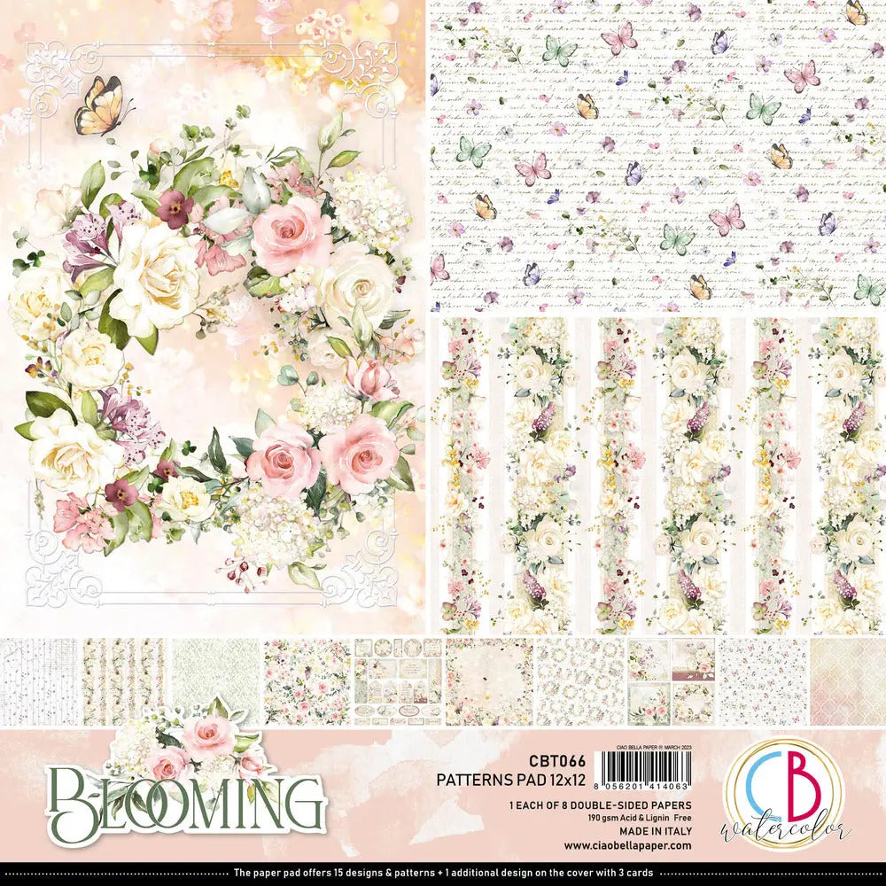 Ciao Bella 12x12 Blooming Patterns Paper Pad