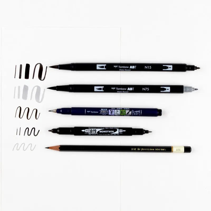 Tombow - Pens - Drawing Set 6pcs - Image #2