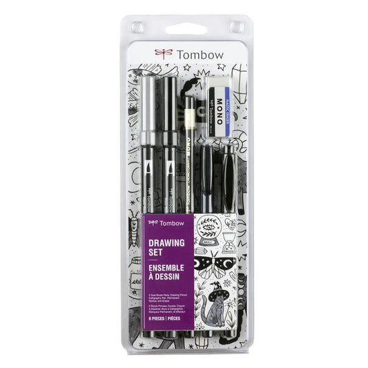 Tombow - Pens - Drawing Set 6pcs - Image #1