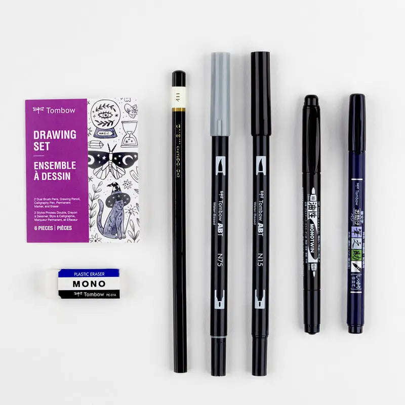 Tombow - Pens - Drawing Set 6pcs - Image #3