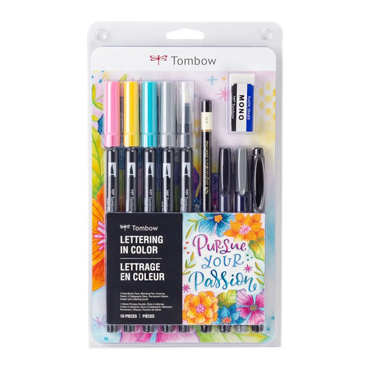 Tombow - Pens - Lettering In Colour 10pcs - Image #1