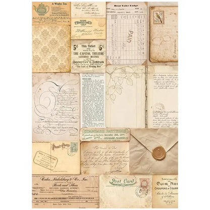 Stamperia - Rice Paper Selection 6 sheets - Golden Harmony - Image #3