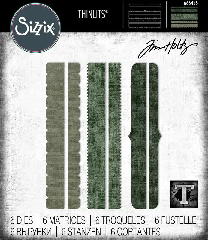 Sizzix - Tim Holtz Thinlits - Decorative Trims