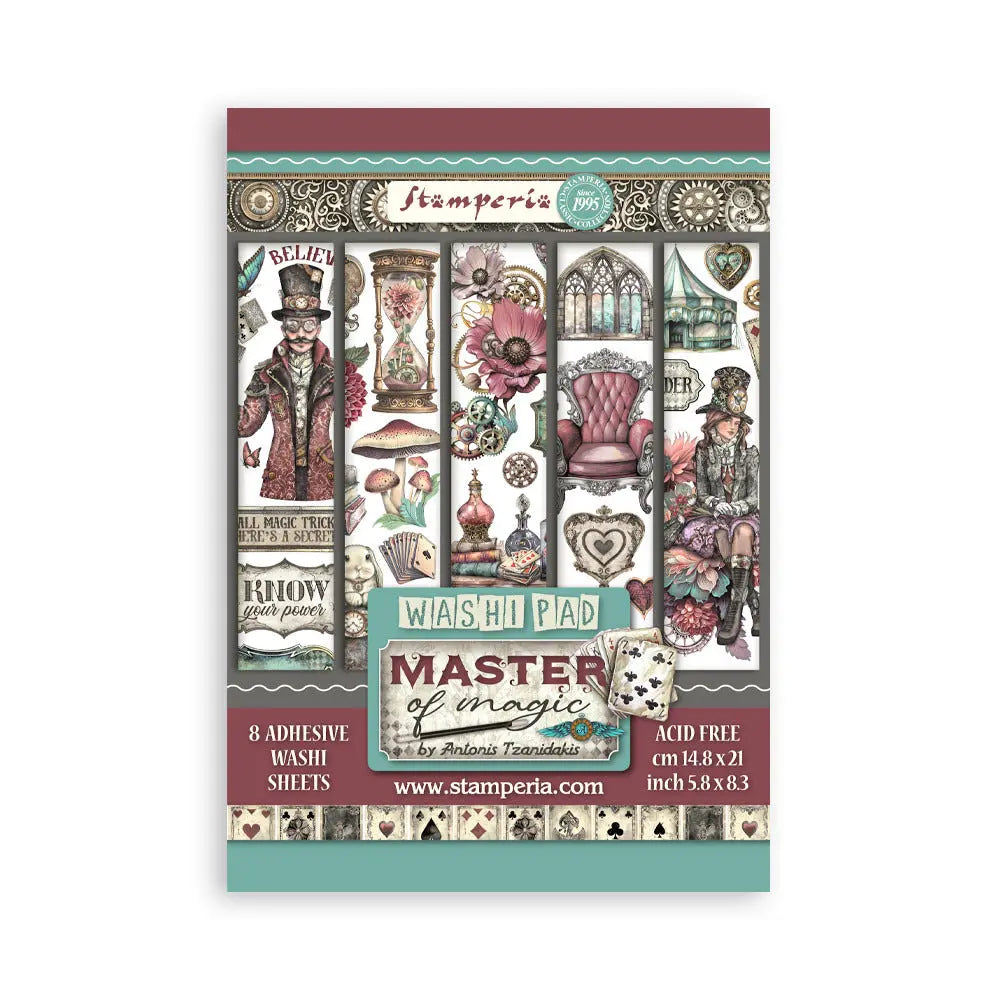 Stamperia - Washi Pad - Master Of Magic - Image #1