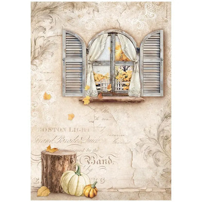 Stamperia - Rice Paper Selection 6 sheets - Golden Harmony - Image #2