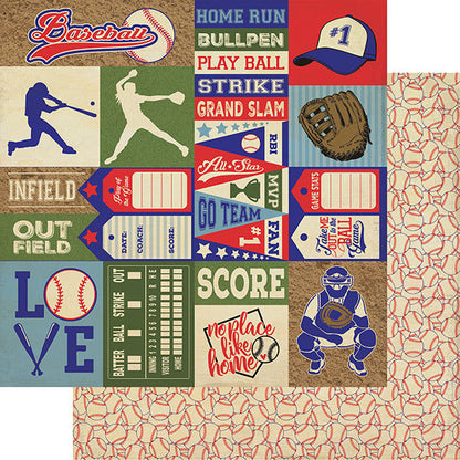 Authentique Paper - All-Star - Baseball Sentiments