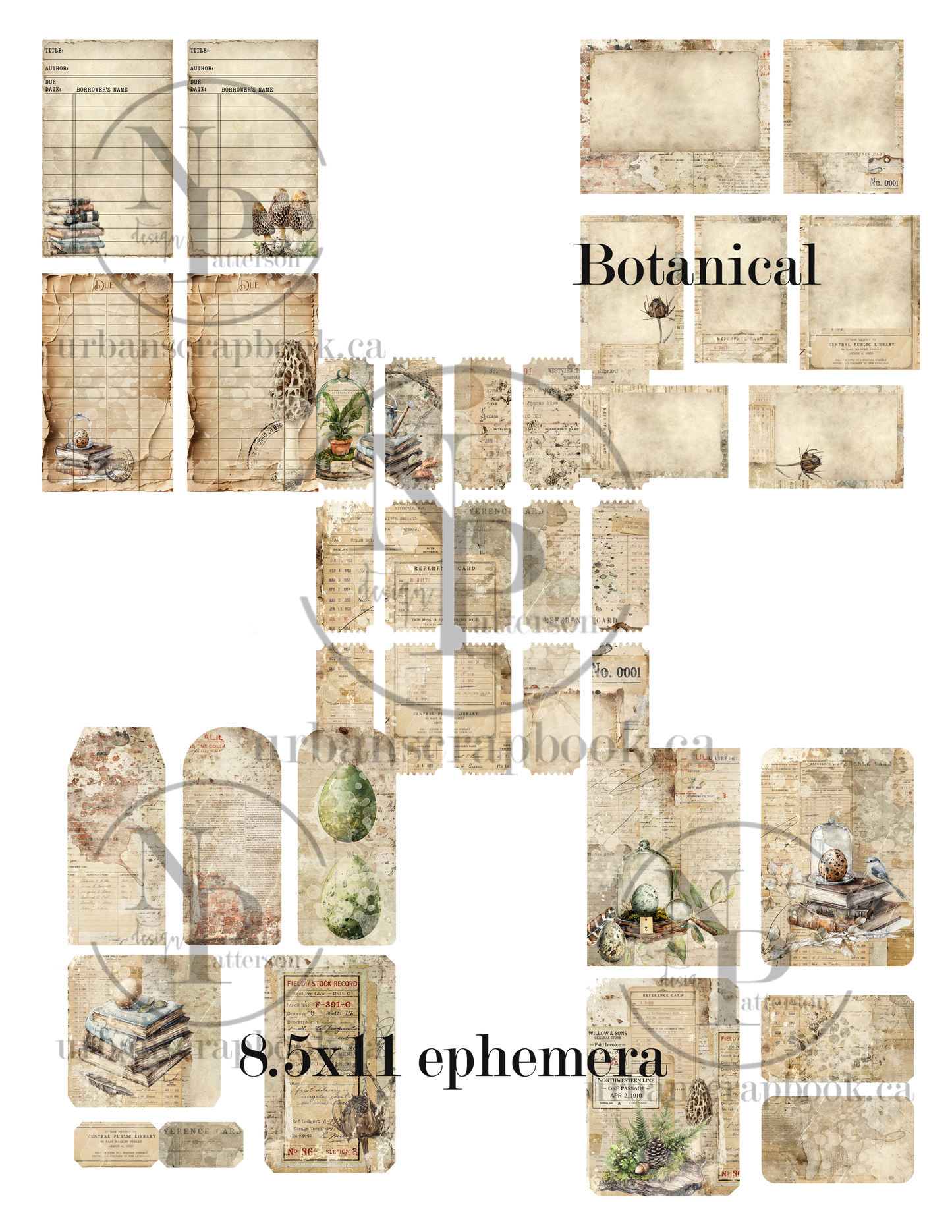 DIY Project ~ Botanical paper collection