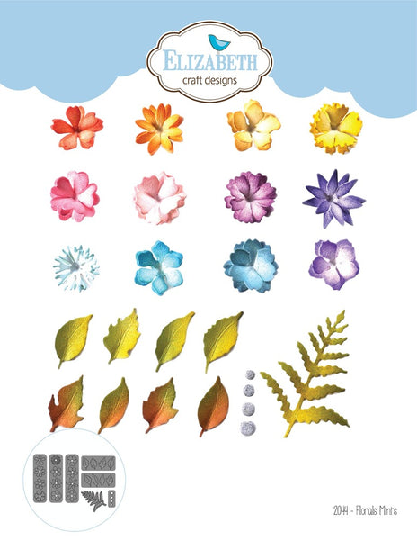 Elizabeth Crafts Designs - Die - Florals Mini's ELS-2044
