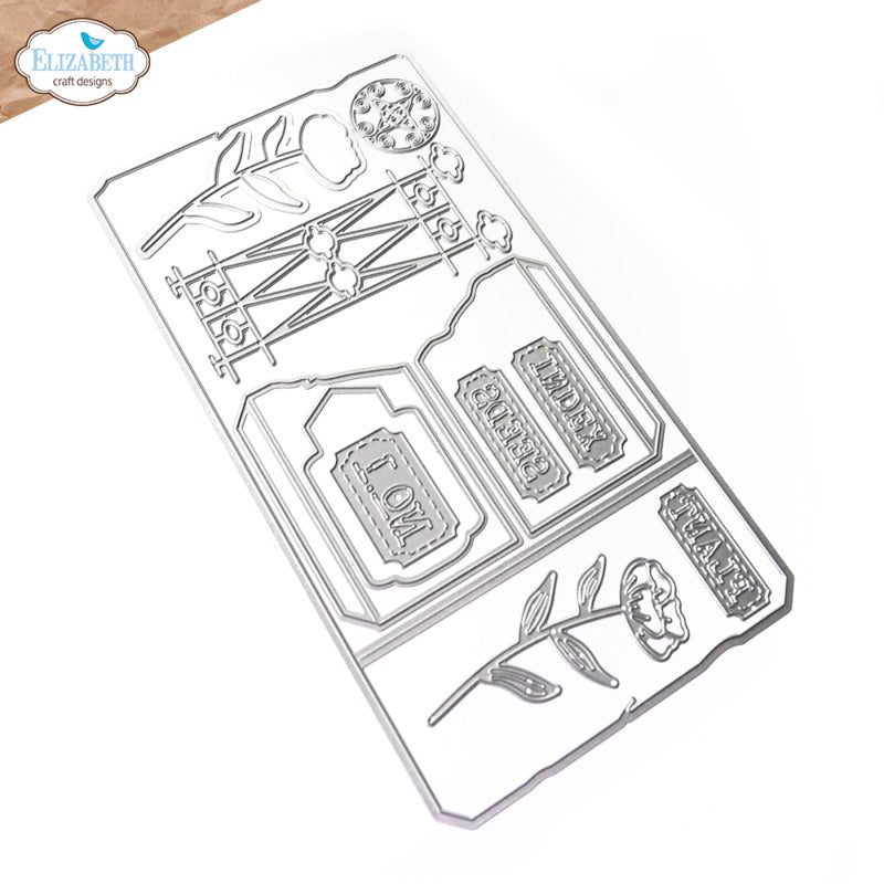 Elizabeth Craft Designs - Plant Index Folder Die