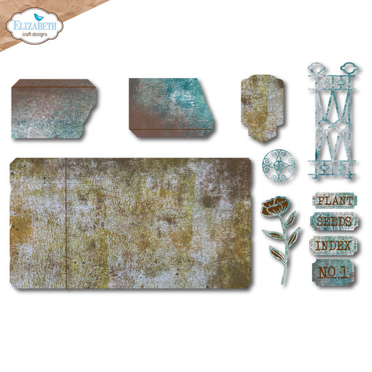 Elizabeth Craft Designs - Plant Index Folder Die