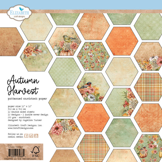 Elizabeth Craft Designs - 12x12 Paper Pack - Autumn Harvest