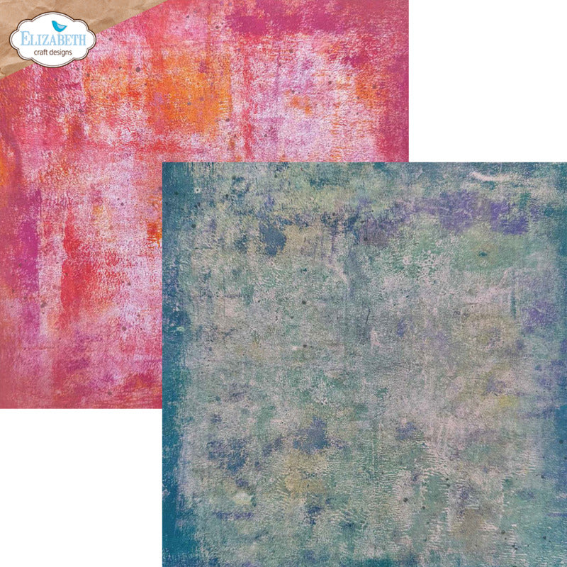 Elizabeth Craft Designs - 12x12 Patterned Cardstock Backgrounds Volume 2