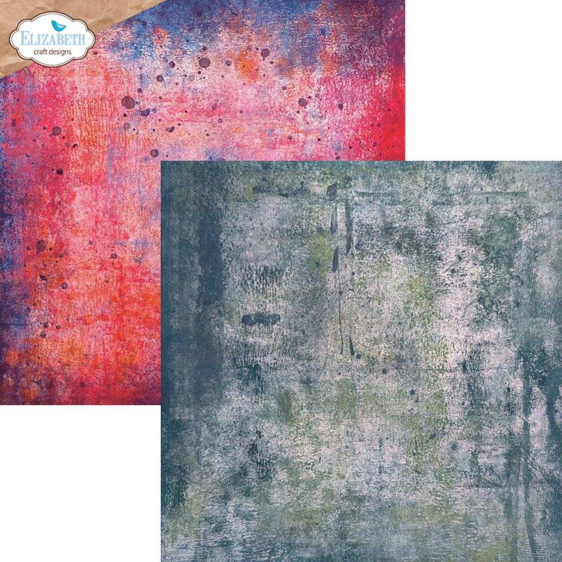Elizabeth Craft Designs - 12x12 Patterned Cardstock Backgrounds Volume 2