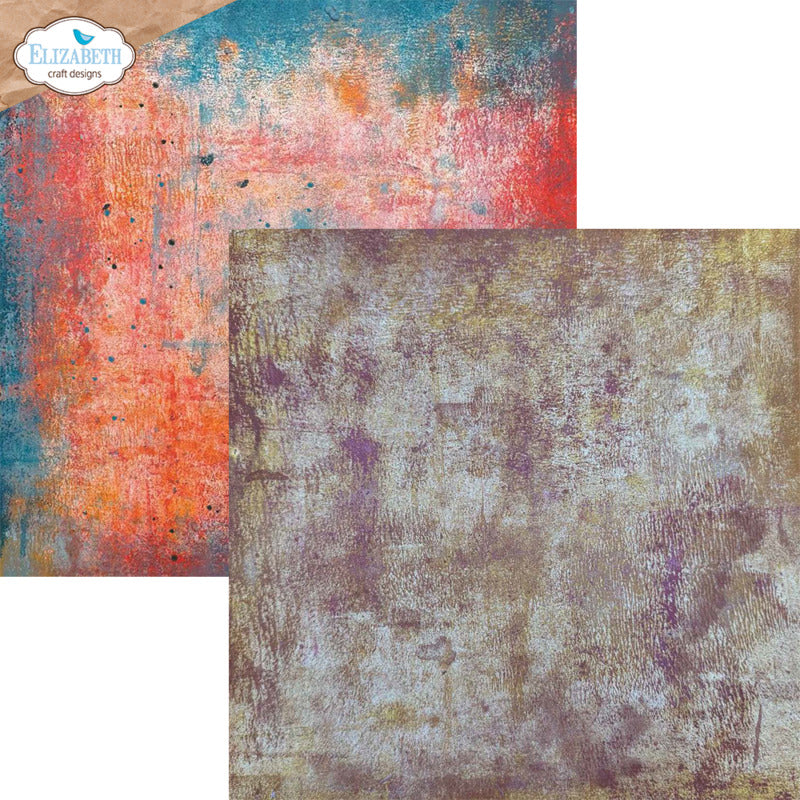 Elizabeth Craft Designs - 12x12 Patterned Cardstock Backgrounds Volume 2