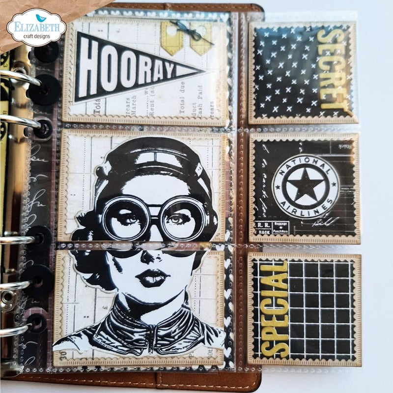 Elizabeth Craft Designs - Clear Stamp & Die - Travels From The Past