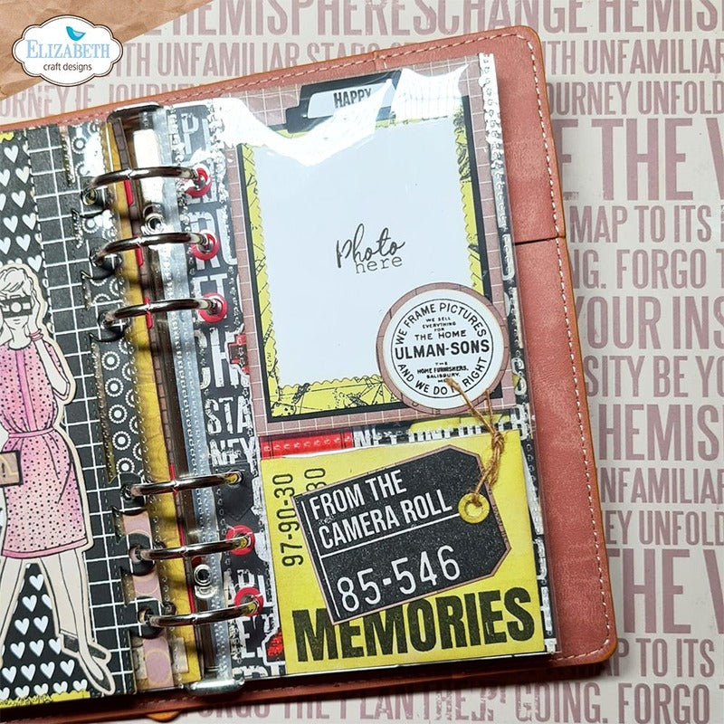 Elizabeth Craft Designs - Clear Stamp & Die - Travels From The Past