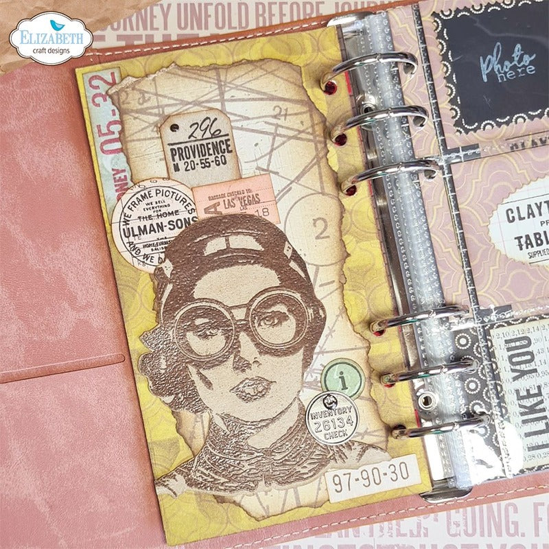 Elizabeth Craft Designs - Clear Stamp & Die - Travels From The Past