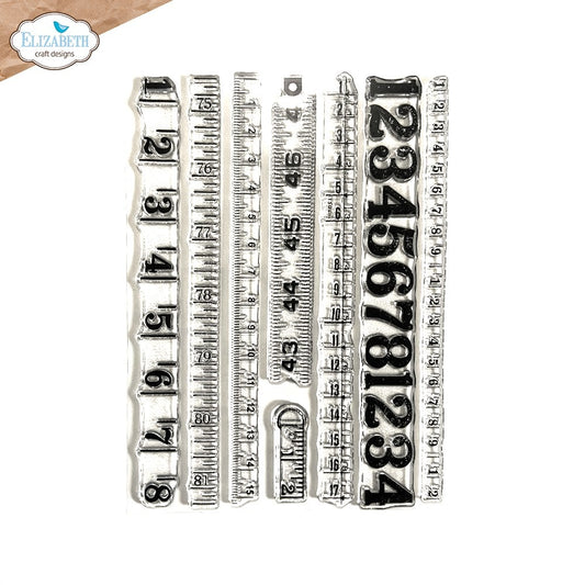 Elizabeth Craft Designs - Clear Stamp - Measurements