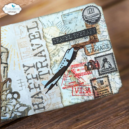 Elizabeth Craft Designs - Stamp - Passport Stamps - by Devid