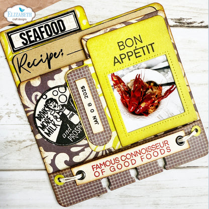 Elizabeth Craft Designs - Clear Stamp - Lets Eat