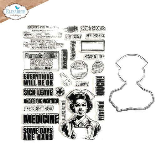 Elizabeth Craft Designs - Stamp & Die Set - Florence