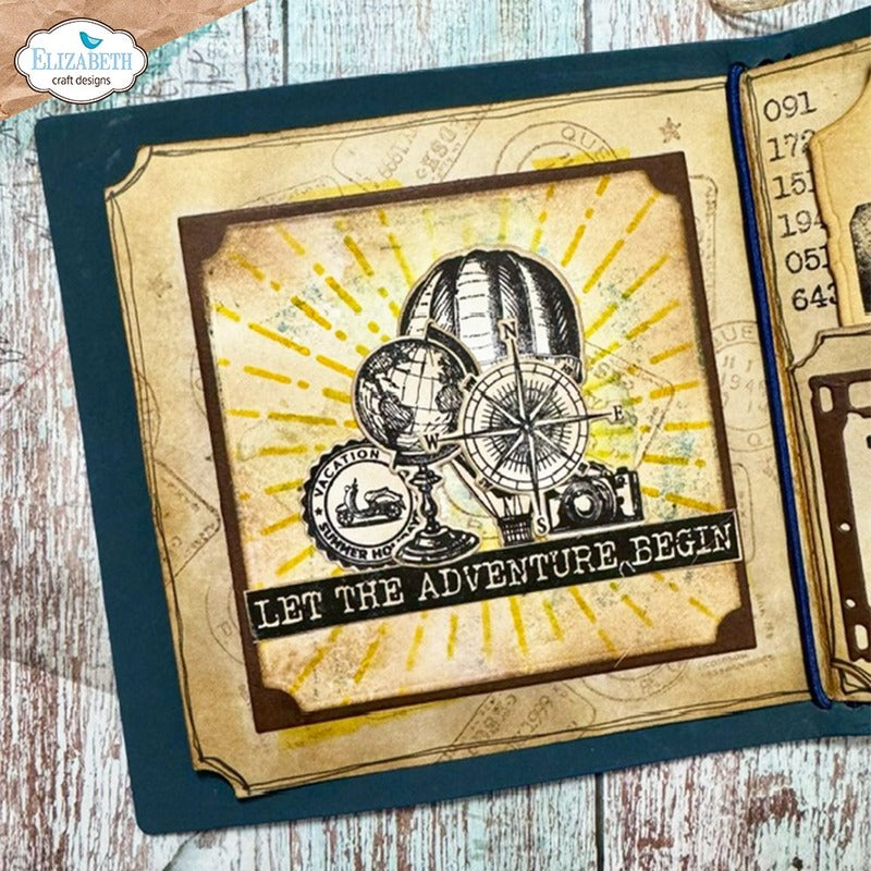 Elizabeth Craft Designs - Stamp & Die - Around the World - by Devid