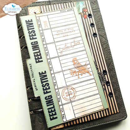Elizabeth Craft Designs - Clear Stamp & Die - Xmas From The Past 1
