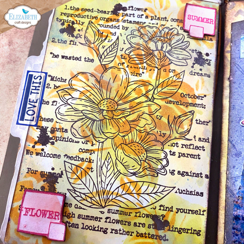 Elizabeth Craft Designs - Summer Flower Stamp & Die Set