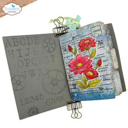 Elizabeth Craft Designs - Clear Stamp & Die - Summer Flower