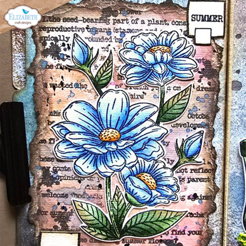 Elizabeth Craft Designs - Summer Flower Stamp & Die Set