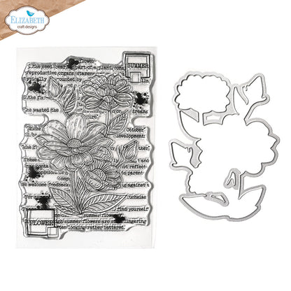 Elizabeth Craft Designs - Clear Stamp & Die - Summer Flower