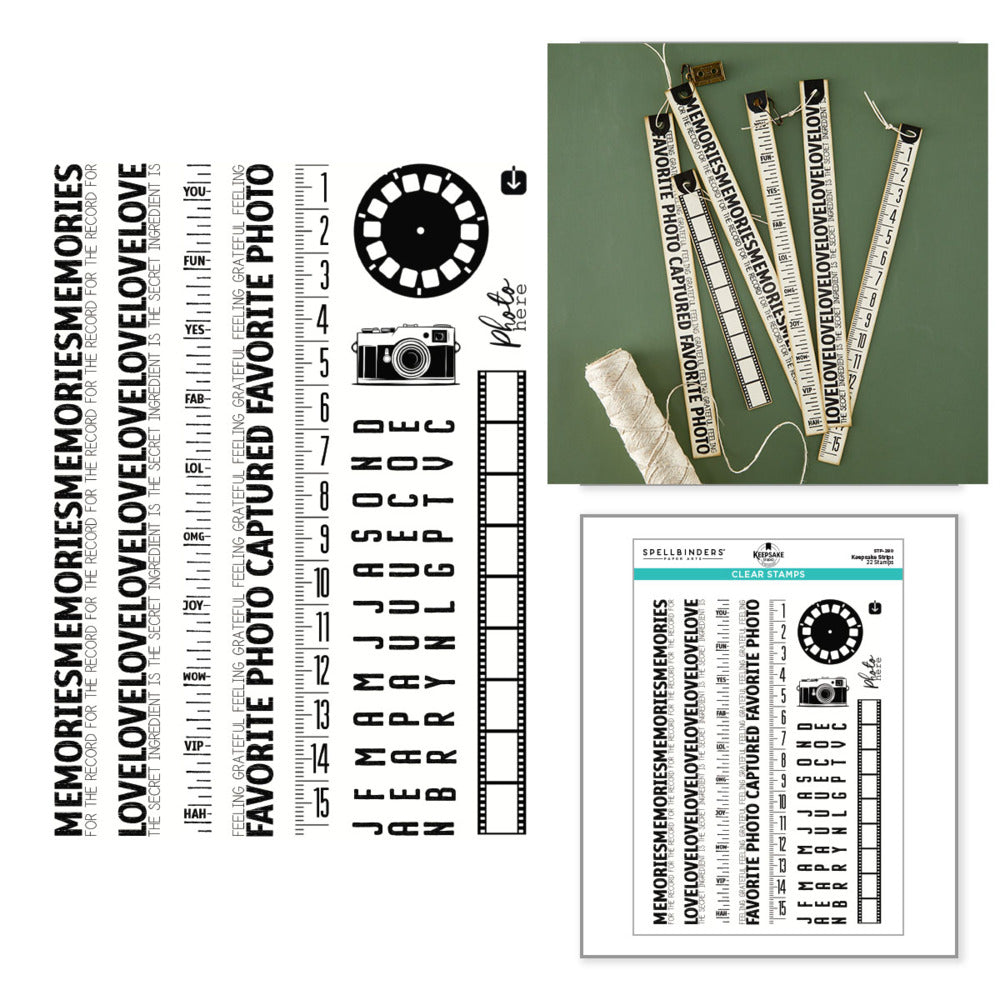 Keepsake Studios - Clear Stamp - Keepsake Strips