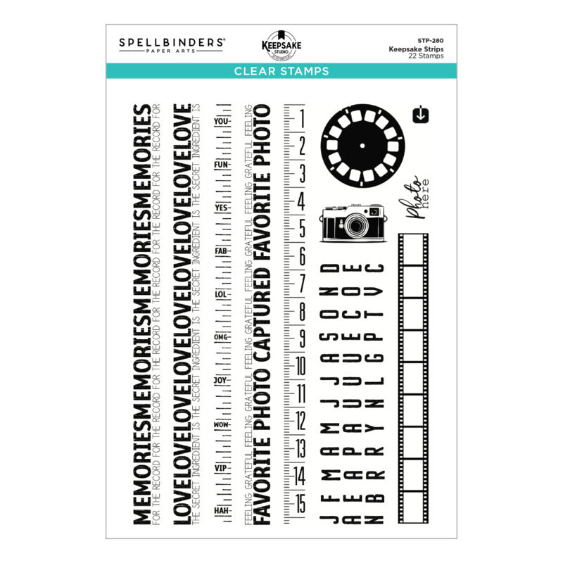 Keepsake Studios - Clear Stamp - Keepsake Strips