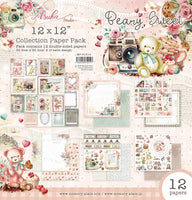 Asuka 12x12 Collection Paper Pack, Beary Sweet