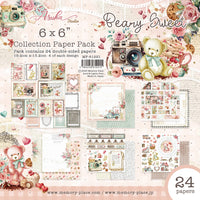Asuka 6x6 Collection Paper Pack, Beary Sweet