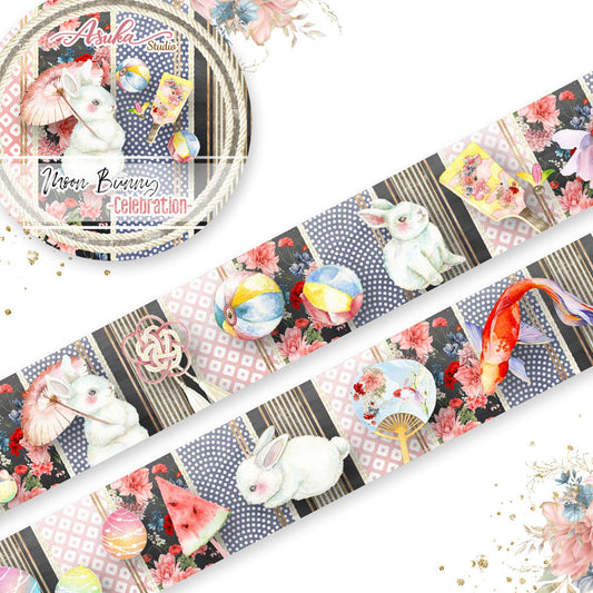 Asuka Studio - Washi Tape - Moon Bunny 1