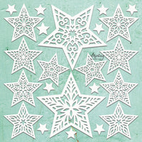 Mintay Decorative Chipboard Xmas Stars