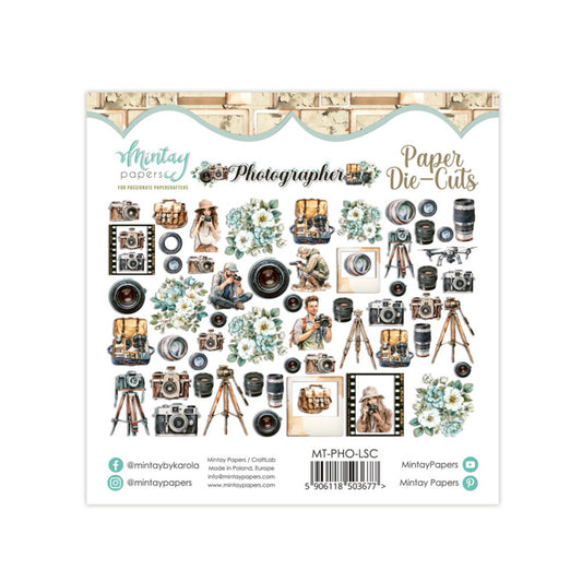 Mintay Papers - Paper Die Cuts - Photographer (60pc)