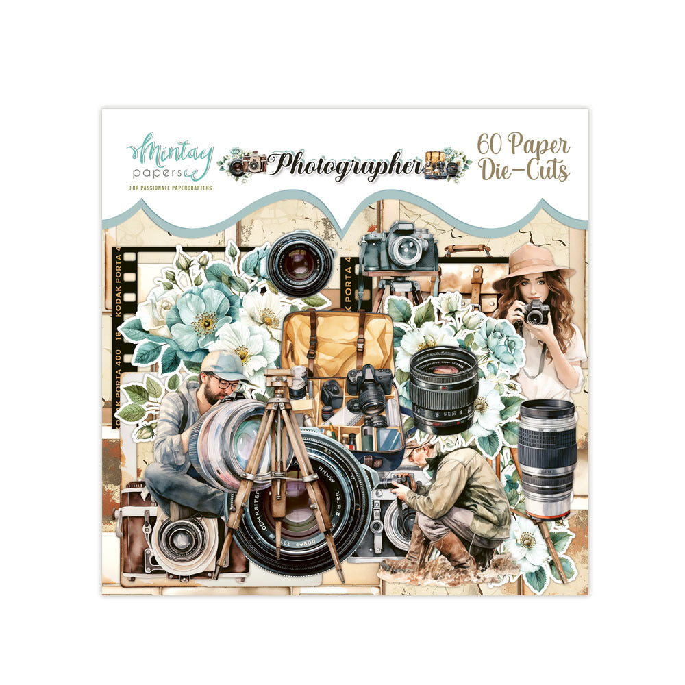Mintay Papers - Paper Die Cuts - Photographer (60pc)