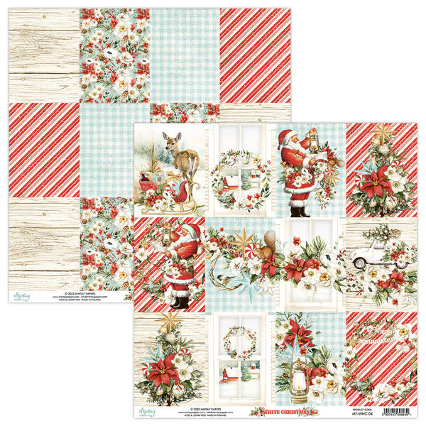 Mintay 12X12 Patterned Paper - White Christmas 06