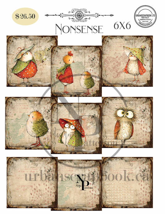 DIY Project ~Nonsense paper collection ~ 6x6